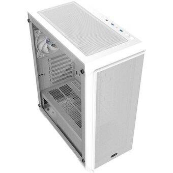  Корпус RAIJINTEK CO LTD Arcadia 41 (0R20B00264), без БП, Midi-Tower, TG, 1x120mm, 2xUSB-A 3.0 + 1xUSB-C, ATX, mITX White 
