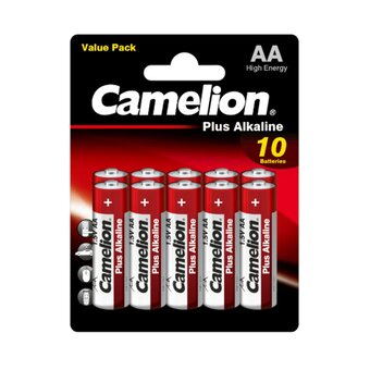  Батарейка AA Camelion LR06-10BL Plus Alkaline (14854) 