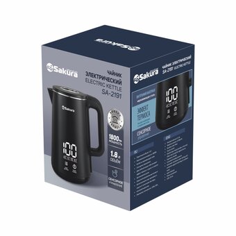  Электрочайник Sakura SA-2191DBK черн 