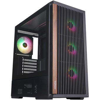  Корпус 1STPLAYER WD7 ARGB Black (WD7-BK-4FA7-2FA7R) / ATX / 6x120mm ARGB fans 