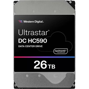  HDD WD Ultrastar DC HC590 (WUH722626ALE6L4) 26TB (SATA 3.5" 7200 512Mb 6Gbs) 