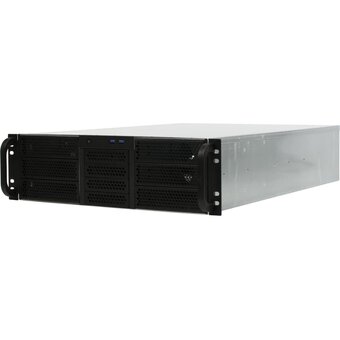  Корпус Procase RE306-D6H4-FE8-65 3U, 6x5.25+4HDD, черный, без БП (2U,2U-redundant), глубина 650мм, MB EATX 12"x13", 8slot 