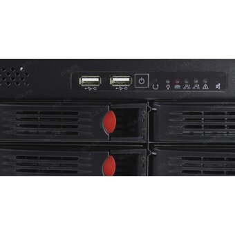  Серверная платформа ExeGate Pro 2U550-HS08 EX292412RUS (RM 19", высота 2U, глубина 550, Redundant БП 2x550W, 8xHotSwap, USB) 