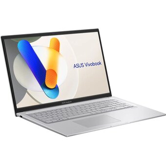  Ноутбук ASUS VivoBook 17 X1704VA-AU1105 (90nb13x1-m00mr0) Silver 17.3" FHD Core 3 100U/16384Mb/512PCISSDGb/noOS 