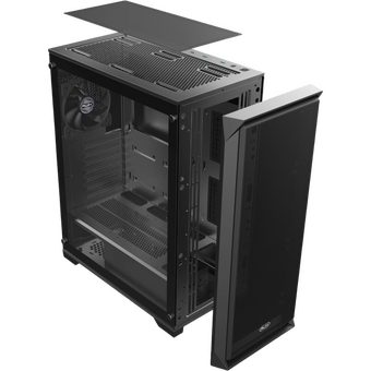  Корпус RAIJINTEK CO LTD Arcadia 41 (0R20B00263), без БП, Midi-Tower, TG, 1x120mm, 2xUSB-A 3.0 + 1xUSB-C, ATX, mITX Black 