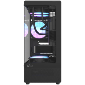  Корпус Formula Crystal Z1CM v2 (crystal z1cm black v2), без БП, mATX, черный 
