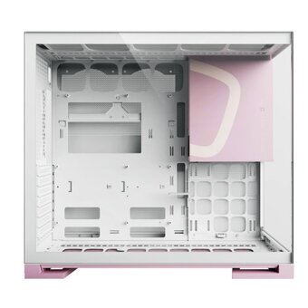  Корпус Geometric Future Model 5 White Pink with fans (1AM5WKPK01100) / mid tower, E-ATX / 5x140mm ARGB fans 