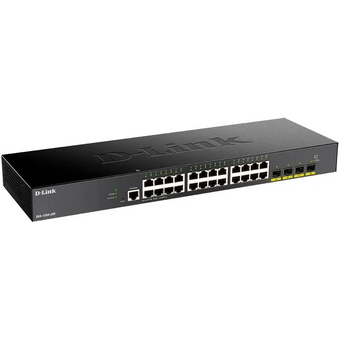  Коммутатор управляемый D-Link DGS-1250-28X/RU/A1A (L2) 24x1Гбит/с 4SFP+ 