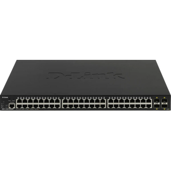  Коммутатор управляемый D-Link DGS-1250-52XMP/RU/A1A 48x1Гбит/с 4SFP+ 370W 
