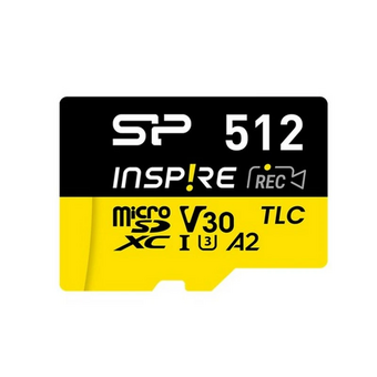  Карта памяти Silicon Power Inspire SP512GBSTXLA2V1NSP microSDXC 512GB V10 A2 + adapter 