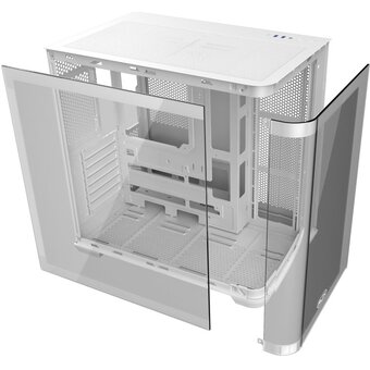  Корпус RAIJINTEK CO LTD Atreus BT4 (0R20B00254), без БП, Midi-Tower, TG, 4x120mm ARGB, 2xUSB-A 3.0 + 1xUSB Type-C , E-ATX, ATX, mITX White 