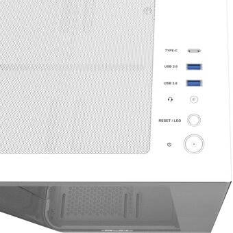  Корпус RAIJINTEK CO LTD Atreus BT4 (0R20B00254), без БП, Midi-Tower, TG, 4x120mm ARGB, 2xUSB-A 3.0 + 1xUSB Type-C , E-ATX, ATX, mITX White 