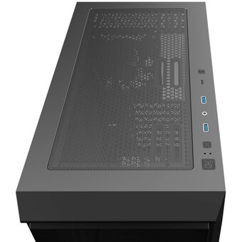  Корпус RAIJINTEK CO LTD Arcadia 41-MS4 (0R20B00267), без БП, Midi-Tower, TG, 1x120mm + ARGB, 2xUSB-A 3.0 1xUSB-C, ATX, mITX Black 