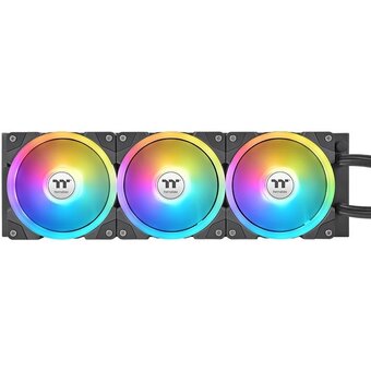  СВО Thermaltake MAGFloe 420 Ultra (cl-w451-pl14sw-a), LCD, 4-pin, ARGB, 140мм, черный, retail 