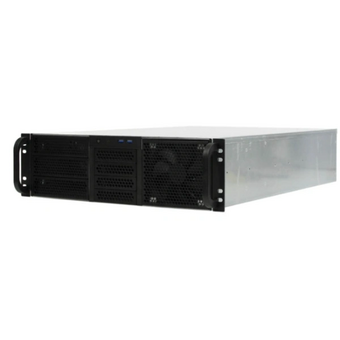  Корпус Procase RE306-D3H8-FC-55 3x5.25+8HDD, черный, без блока питания 3U (PS/2,mini-redundant,2U-redundant), глубина 550мм, MB CEB 12"x10.5") 