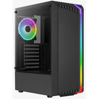  Корпус AeroCool Bionic-G-BK-v2 (4710562758672) черный, ATX, без БП, 2*USB 3.0, USB 2.0, HD Audio 