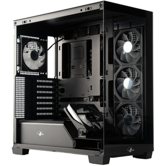  Корпус Eurocase M9 Max-Fish tank eATX, (M9 MAX 2ARGB 3_0_2 Black) черный 