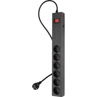  Сетевой фильтр Buro 600SE-16-3-B 3м 6 розеток черный 