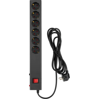  Сетевой фильтр Buro 600SE-16-3-B 3м 6 розеток черный 