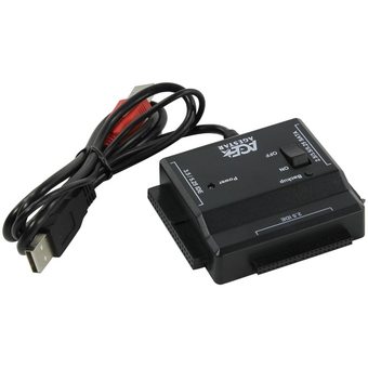  Адаптер-переходник для HDD AgeStar FUBCP2 IDE SATA пластик черный 2.5" 3.5" 5.25" 