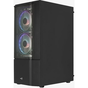  Корпус AeroCool Quantum Mesh-G-BK-v3 (4710562758580) черный, ATX, без БП, USB 3.0, 2*USB 2.0, HD Audio 