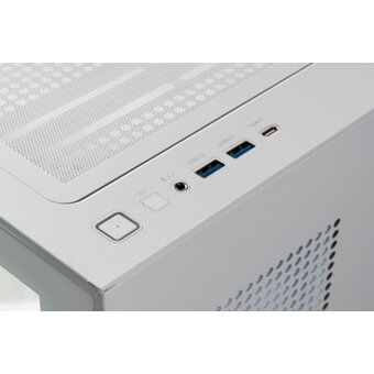  Корпус Eurocase M9 Max-Fish tank eATX, (M9 MAX 2ARGB 3_0_2 White) белый 