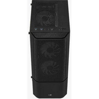  Корпус AeroCool Quantum Mesh-G-BK-v3 (4710562758580) черный, ATX, без БП, USB 3.0, 2*USB 2.0, HD Audio 