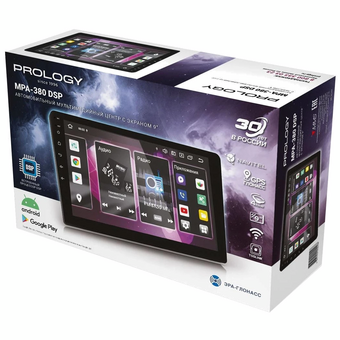  Автомагнитола Prology MPA-380 (PRMPA380) 4x55Вт v5.0 4096Mb DSP Android 13 9" WiFi 3G/4G 