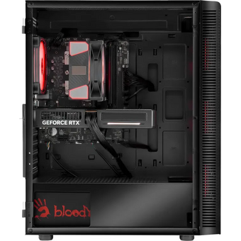  ПК Bloody BD-PC RAB84T2 (2142055) TWR Ryzen 7 7700 (3.8) 32Gb SSD1Tb RTX5060 8Gb Windows 11 Home 64 2.5xGbitEth 650W черный (RUS) 