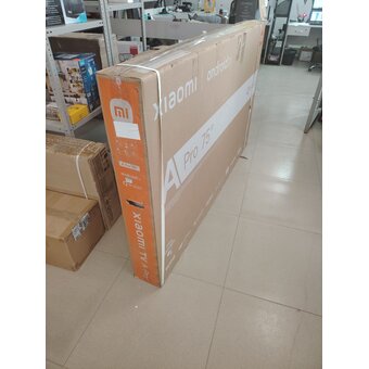  УЦ Телевизор Xiaomi TV A Pro 75 2026 L75MB-APRU черный (плохая упаковка, б/у, замена main board) 