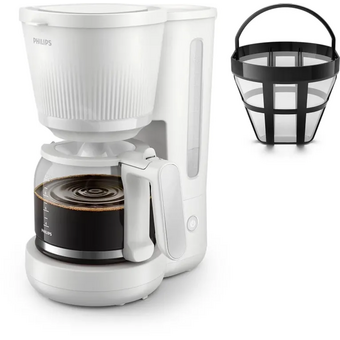  Кофеварка Philips HD7411/00 белый 