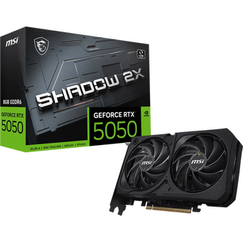  Видеокарта MSI RTX5050 Shadow 2X 8GB (RTX 5050 8G Shadow 2X) GDDR6 128bit 3xDP HDMI 2Fan RTL 