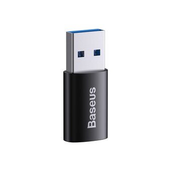  Переходник/адаптер Baseus Ingenuity ZJJQ000101 Mini OTG Adaptor USB 3.1 to Type-C Black 