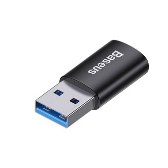  Переходник/адаптер Baseus Ingenuity ZJJQ000101 Mini OTG Adaptor USB 3.1 to Type-C Black 