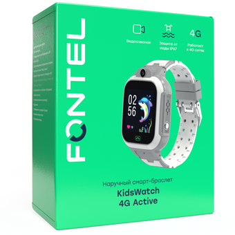  Smart-часы Fontel KidsWatch 4G active серый 
