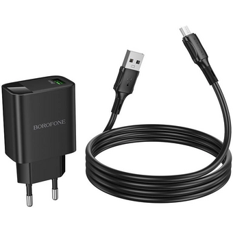  Зарядное устройство BOROFONE BA95A Black 
