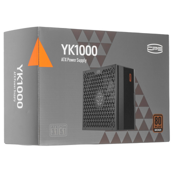  Блок питания PCCOOLER YK1000 (P5-YK1000-B1HWBK1-EU) ATX 1000W 80+ Bronze Gen.5 Dir Cab 