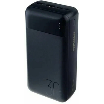  Power bank Perfeo PF_E2094 30000mah + In Micro usb+Type-C Out USB 1А, 2.1A Black 