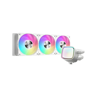  СВО SAMA L50 360WH (L50-WHWAYX03-G) (320W, 360mm, White, ARGB/ Fans 3x120mm, 72.3CFM, 28dBA, 2200RPM) 