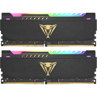  ОЗУ PATRIOT Viper Steel RGB (PVSR432G320C6K) DDR 4 DIMM 32Gb (16GBx2) PC25600, 3200Mhz, (retail) 