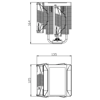 Кулер Thermalright Peerless Assassin Vision 120 Max ARGB Black LGA115X/1200/1700/1851AM4/AM5 (Dual Tower, 2x120mm ARGB PWM Fan, медное основание) 