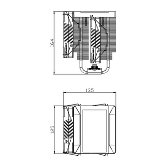  Кулер Thermalright Peerless Assassin Vision 120 Max ARGB White LGA115X/1200/1700/1851AM4/AM5 (Dual Tower, 2x120mm ARGB PWM Fan, медное основание, 6 т 
