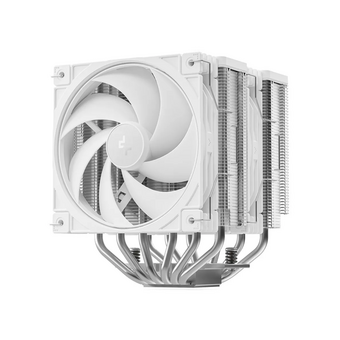  Кулер DEEPCOOL AG620 G2 WH LGA1954/1851/1700/AM5/AM4 (TDP 270W, PWM, Dual Black Fan 120mm, 6 тепл. трубок, белый) Ret 