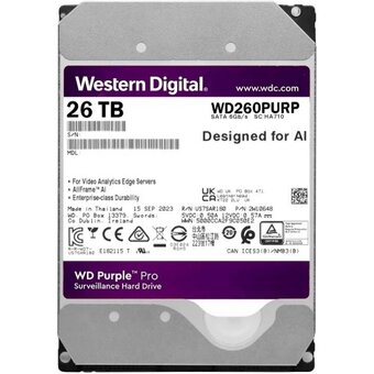  HDD WD Purple Pro 26TB WD260PURP (7200rpm) 512Mb SATA-III 3.5" 