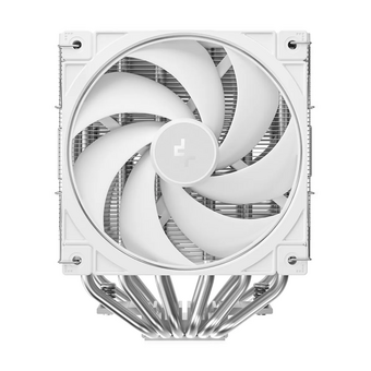  Кулер DEEPCOOL AG620 G2 WH LGA1954/1851/1700/AM5/AM4 (TDP 270W, PWM, Dual Black Fan 120mm, 6 тепл. трубок, белый) Ret 