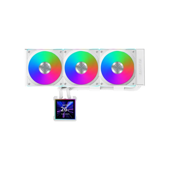  СВО Lian Li HydroShift II LCD-S 360CL (GHS2LCDS36CW White) (G89.GHS2LCDS36CW.R0) / 3.4" IPS LCD / 3x120mm ARGB PWM Fans 