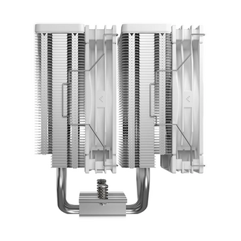  Кулер DEEPCOOL AG620 G2 WH LGA1954/1851/1700/AM5/AM4 (TDP 270W, PWM, Dual Black Fan 120mm, 6 тепл. трубок, белый) Ret 