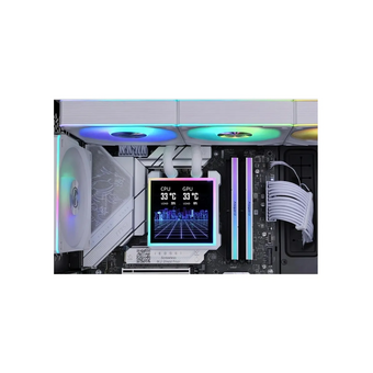  СВО Lian Li HydroShift II LCD-S 360CL (GHS2LCDS36CW White) (G89.GHS2LCDS36CW.R0) / 3.4" IPS LCD / 3x120mm ARGB PWM Fans 