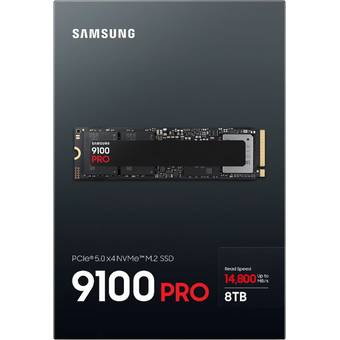  SSD Samsung 9100 PRO (MZ-VAP8T0BW), 8000GB, M.2(22x80mm), NVMe 2.0, PCIe 5.0 x4, V-NAND TLC, R/W 14800/13400MB/s 