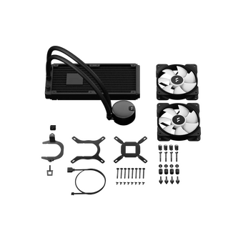  СВО Fractal Design Lumen S24 V2 RGB (FD-W-L1-S2412) (180W, 240mm, Black, ARGB/ Fans 2x120mm) 